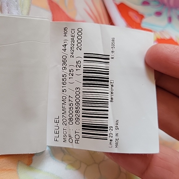 Burberry Flower 🌸 RARE Jacket / Coat Women Girl Purple Orange Green Red White - Picture 7 of 11